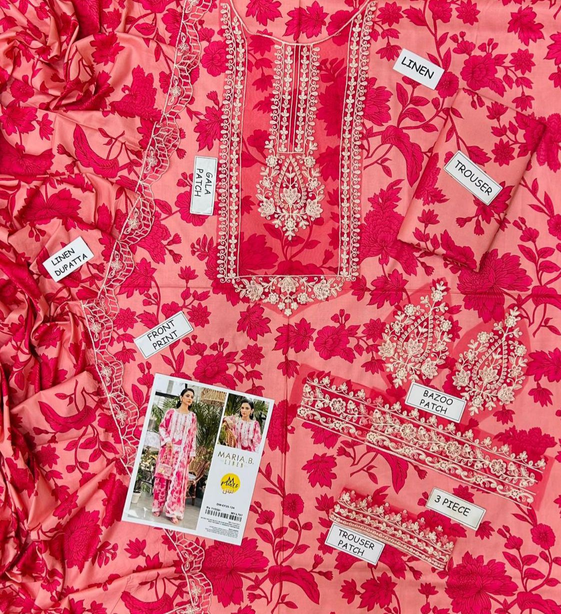 Digital printed Linen