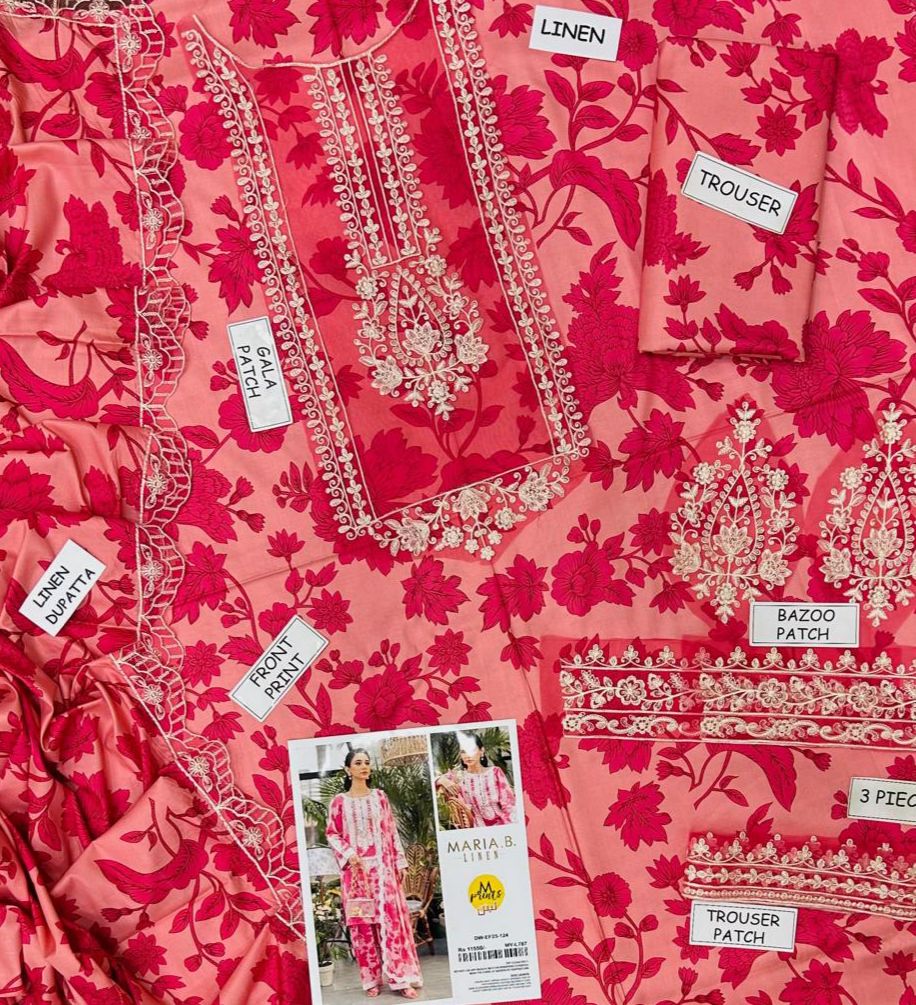 Digital printed Linen